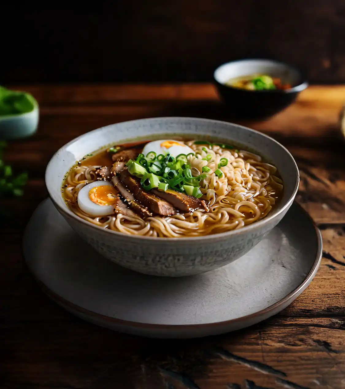 traditional and modern ramen at japanese restaurant Ginkjo Luxembourg